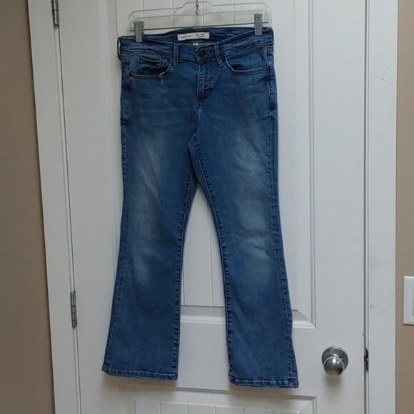 BANANA REPUBLIC Olivia Palermo blue jeans pants with pockets, zipper - Picture 1 of 10